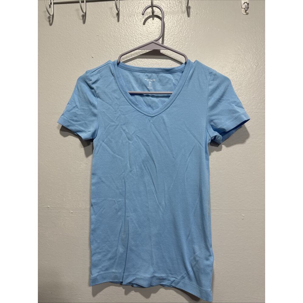 Lot of 3 Loft Shamrock Print Tee, Old Navy Everyday T-Shirt, Blue Top Womens S - Picture 6 of 8